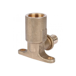 Угольник настенный с длинным нарезным патрубком 16-Rp 1/2" Stout SFA-0032-001612
